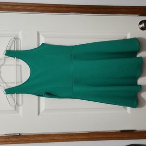 Green Texture Party Dress